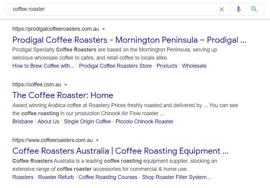 Search results for coffee roaster query